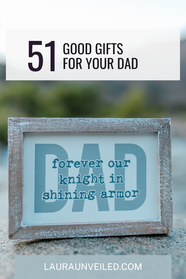 a pin that says in a large font gifts for dads