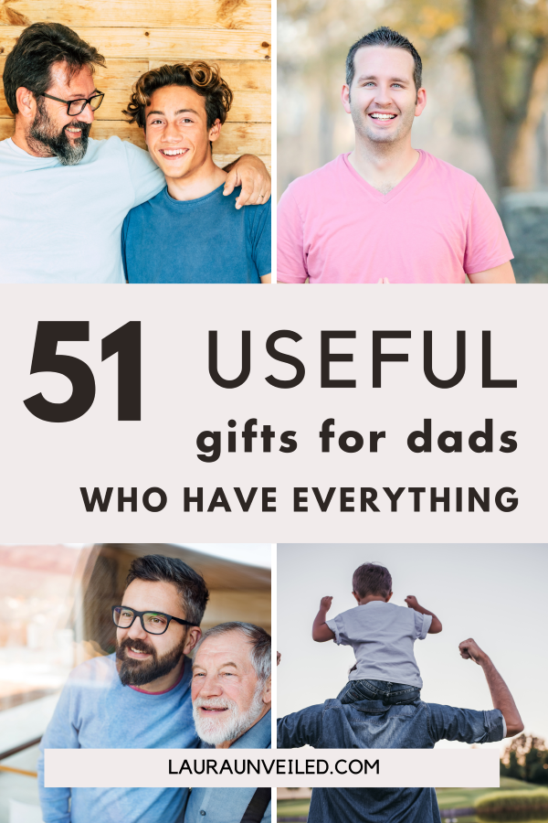 a pin that says in a large font gifts for dads